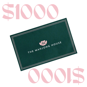 $1000 Digital Gift Card to The Mahjong House
