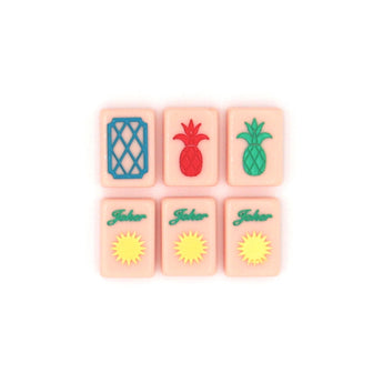 Dragons and Jokers Mahjong tiles from island collection. Tile size: 1" x 1 7/16" x 7/16".