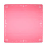 Pink Mahjong mat with light pink seashell and ocean-inspired border