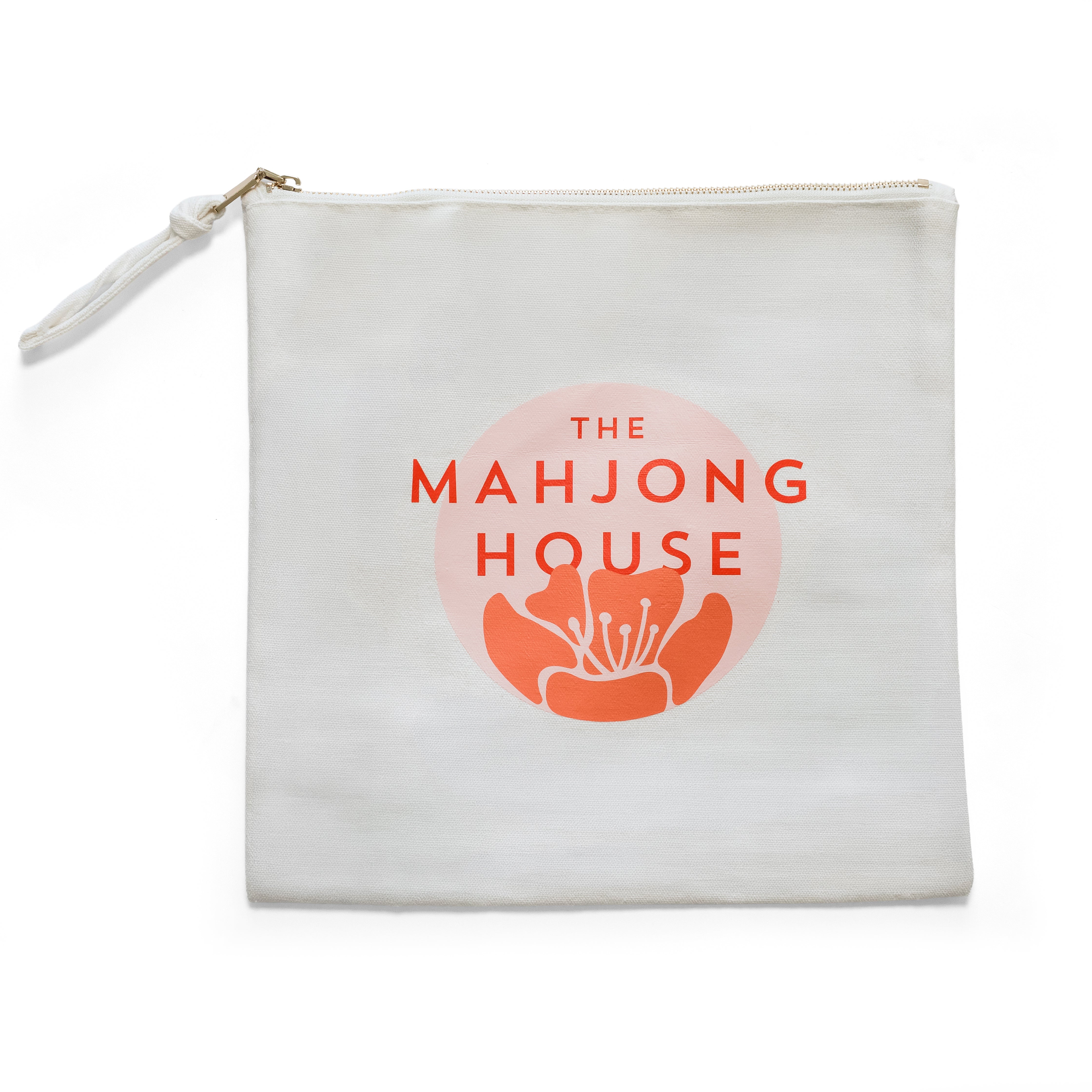 Canvas Zipper Square Mahjong Tile Bag | Perfect for Travel – The