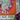 Colorful TCU Mahjong mat with cowboy boots, gators, and “Go Frogs” pennants in bold purple, pink, orange, and blue