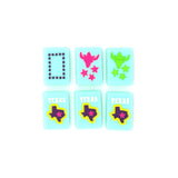 Turquoise Texas-themed Mahjong tiles featuring dragons and jokers