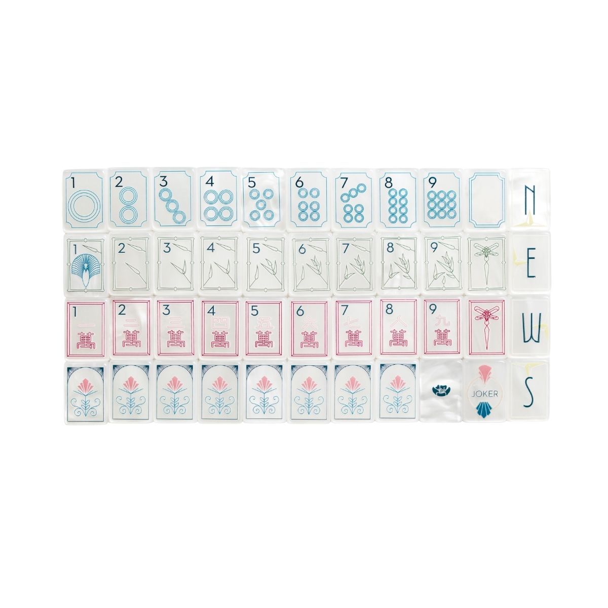 White Mother of Pearl Deco Tiles