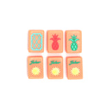 Salmon Mahjong tiles from island collection featuring dragons and jokers