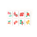 Flowers Mahjong tiles from island collection. Tile size: 1" x 1 7/16" x 7/16". 