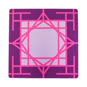 Lilac Garden Double-Sided Travel Mahjong Mat