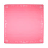 Pink Mahjong mat with light pink seashell and ocean-inspired border