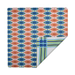 Mod Bird Bam & Plaid Double-Sided Mahjong Mat