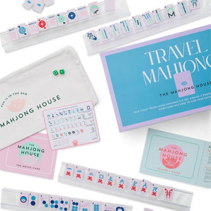 Pale Violet Travel Mahjong Set