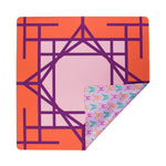 Plum Garden Double-Sided Mahjong Mat