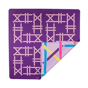 Plum Trellis Double-Sided Mahjong Mat