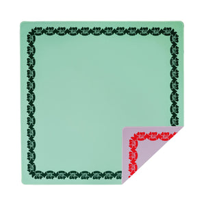 Purple/Red & Green Double Sided Travel Mahjong Mat