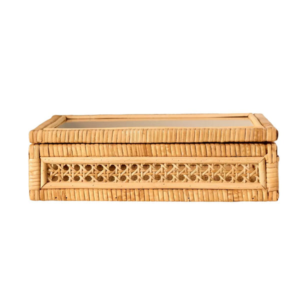 Rattan Mahjong Tile Box | Island Collection Game Accessory – The ...