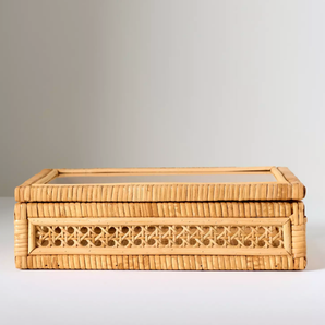 Rattan Tile Box
