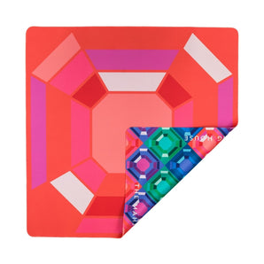 Ruby Gem Double-Sided Travel Mahjong Mat