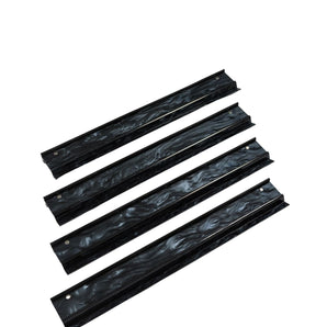 Set of 4 Black Mother of Pearl Mahjong Racks