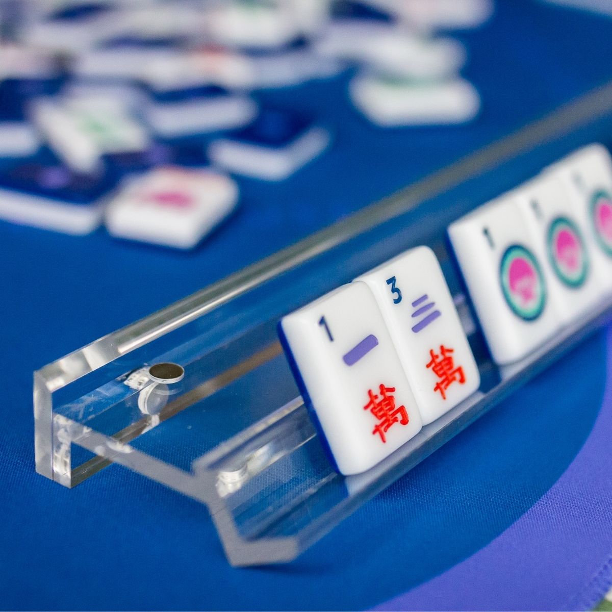 Clear Acrylic Mahjong Racks | Set of 4 Elegant Game Accessories – The ...