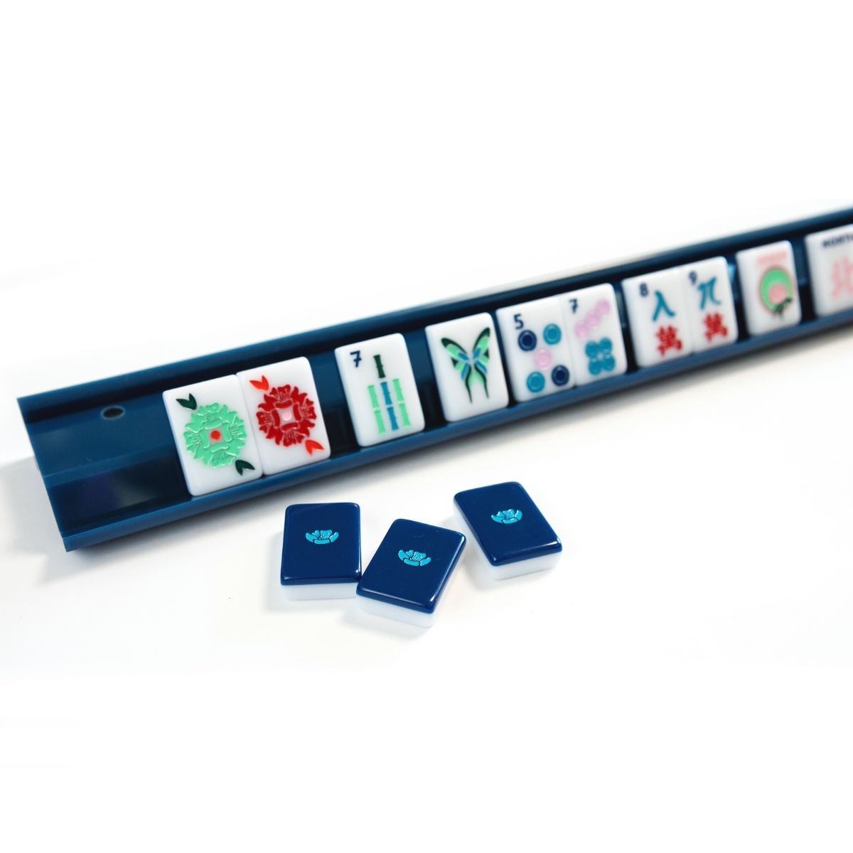 Mavy Rack Navy Acrylic Mahjong Racks | Set of 4 Elegant Game Accessories – The ...