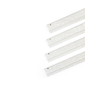 Set of 4 White Mother of Pearl Mahjong Racks