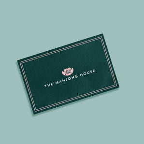 The Mahjong House digital gift card design