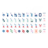 Pink Mahjong tile set from the House Collection, featuring intricately designed tiles with floral motifs, butterflies, and peacocks. Tile size: 1" x 1 7/16" x 7/16". 