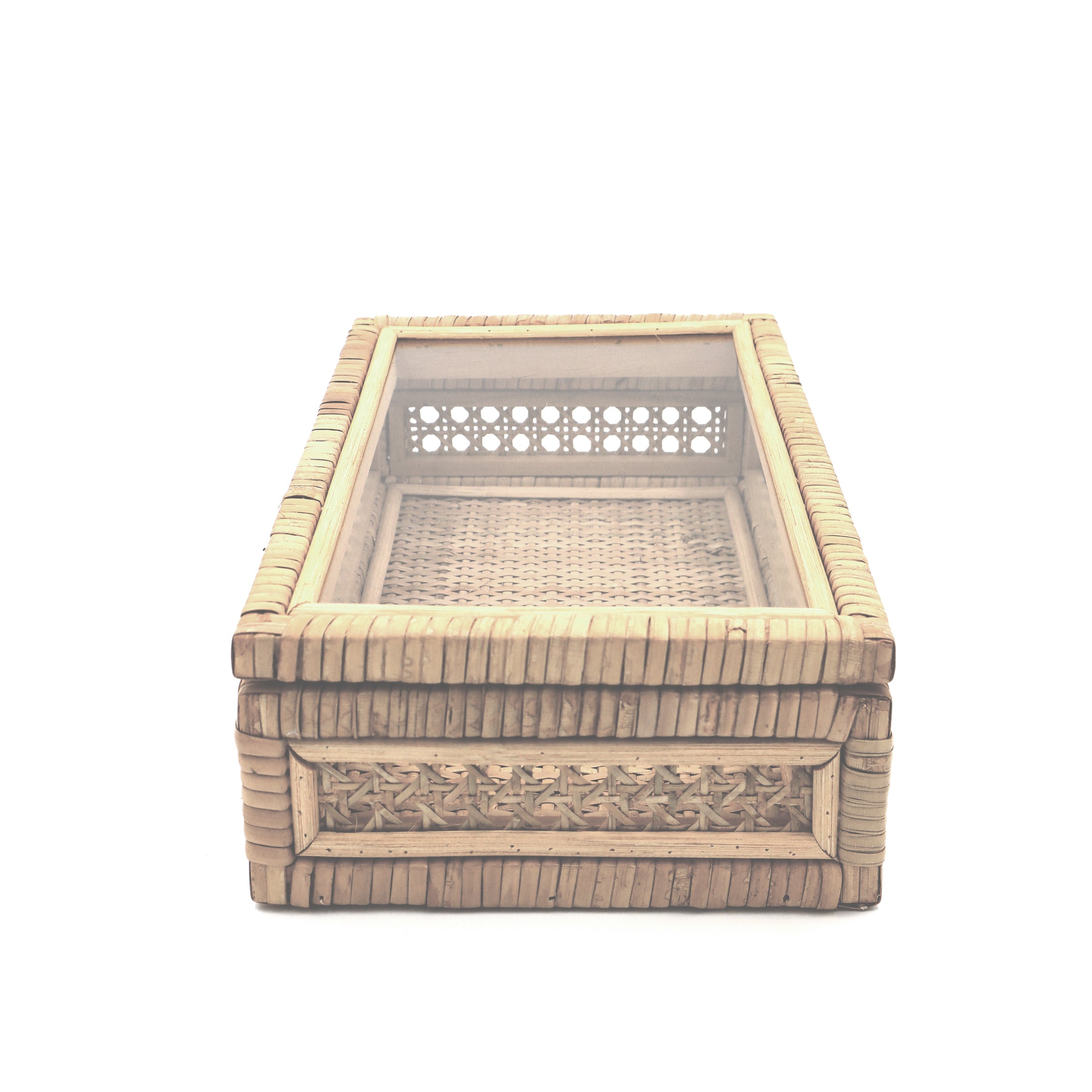 Mahjong Racks Rattan Rattan Mahjong Tile Box | Island Collection Game Accessory – The ...