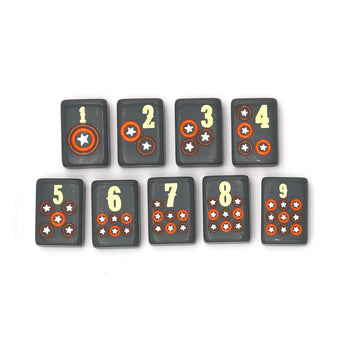Olive Texas-themed Mahjong tiles featuring dots