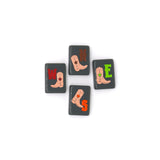 Olive Texas-themed Mahjong tiles featuring winds