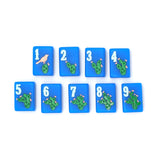 Blue Texas-themed Mahjong tiles featuring bams