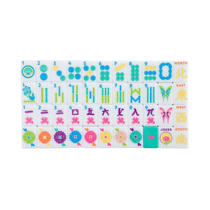 The Brights! Teal House Tiles