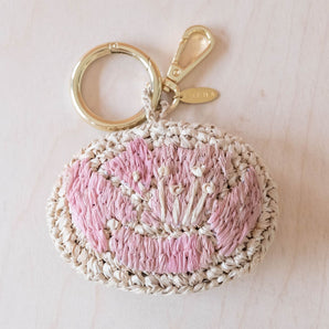 The Mahjong House Raffia Bag Charm