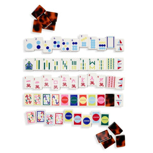 Tortoise & Cream Mod Mahjong Tiles